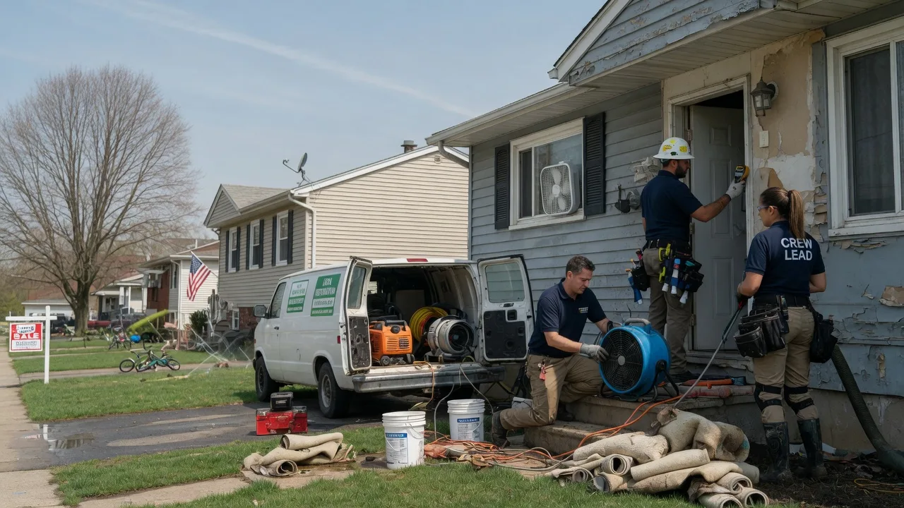 Flood Cleanup in Martins Creek, PA near me